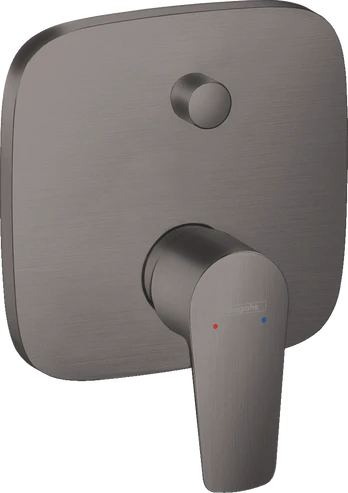 Vonios maišytuvas Hansgrohe Talis E Brushed Black Chrome, chromo