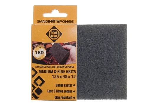 Šlifavimo kaladėlė Forte Tools, 125 mm x 98 mm