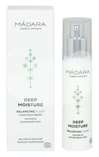 Veido fluidas Madara Deep moisture, 50 ml, moterims