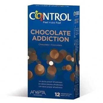 Prezervatyvai CONTROL ADAPTA ŠOKOLAS 12 vnt