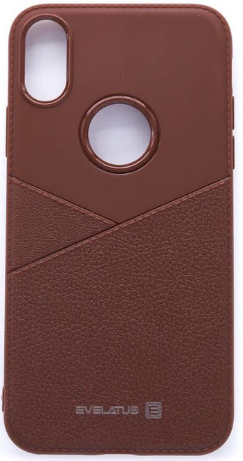 Telefono dėklas Evelatus, Apple iPhone X / XS, ruda