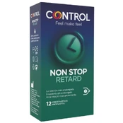 Prezervatyvai CONTROL NON STOP RETARD 12 vnt kaina