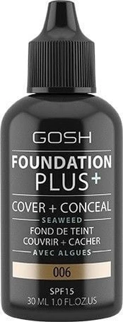Makiažo pagrindas Gosh Foundation Plus 30 ml, 006 Honey