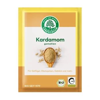 Kardamonas, maltas, ekologiškas
