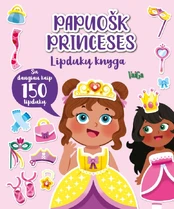 Papuošk princeses. Lipdukų knyga kaina
