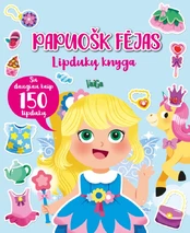 Papuošk fėjas. Lipdukų knyga kaina