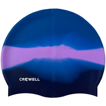 Plaukimo kepuraitė Crowell Multi Flame, mėlyna/violetinė