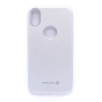 Telefono dėklas Evelatus, Apple iPhone X / XS, sidabro