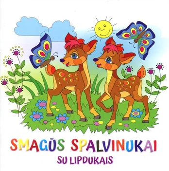 Smagūs spalvinukai su lipdukais