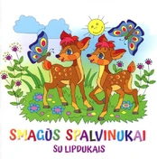 Smagūs spalvinukai su lipdukais kaina