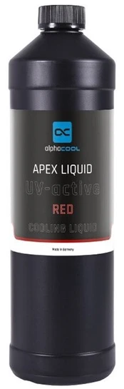 Aušinimo skystis Alphacool Alphacool Apex Liquid, UV-aktiv, Rot - 1l, 1 l