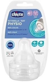 Čiulptukas Chicco Physio Teats, 4 mėn.