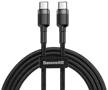 Laidas Baseus, USB-C, 2 m, juoda, 60 W