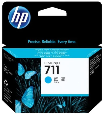 Spausdintuvo kasetė HP 711, mėlyna
