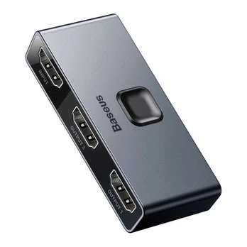 Klaviatūra Baseus Matrix Two-way divider / splitter HDMI, 2x1 / 1x2, 4K