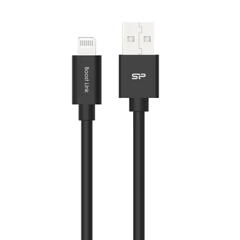 Laidas Silicon Power USB Type-A to Lightning USB, Apple Lightning, 1 m, juoda