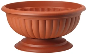 Vazonas Form Plastic Grace 1003, plastikinis, Ø 41 cm, rudas kaina
