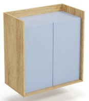 Spintelė Mobius 2D, ąžuolo/žydra, 78 cm x 41 cm x 83 cm kaina