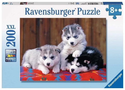 Dėlionė Ravensburger Huskies 128235, 36 cm x 49 cm