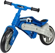 Balansinis dviratis Nijdam Rider, mėlynas/pilkas, 9" kaina