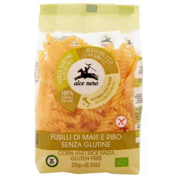Makaronai FUSILLI be glitimo, ekologiški