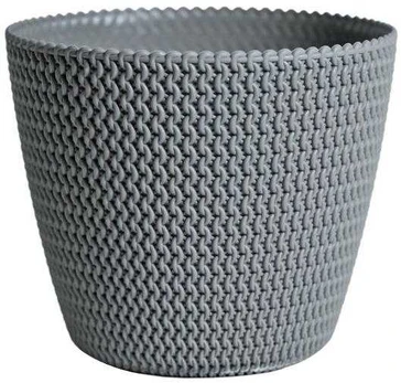 Vazonas Prosperplast 160/4O5U, plastikinis, Ø 15.7 cm, pilkas
