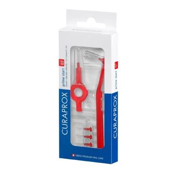 Tarpdančių šepetėlis Curaprox Prime Start CPS, raudonas, 5 vnt.