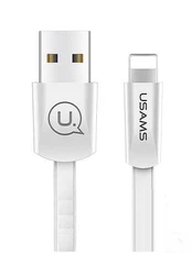 Laidas Usams SJ199IP02, Lightning/USB male, 1.2 m, balta