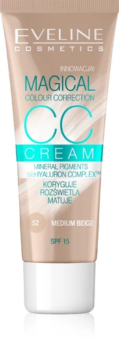 CC veido kremas Eveline Magical 52 Medium Beige, 30 ml kaina