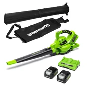 Greenworks GD24X2BVK4X kaina