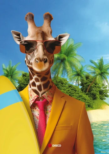 Sąsiuvinis Disco Hip, langeliais, A4, 50 lapų