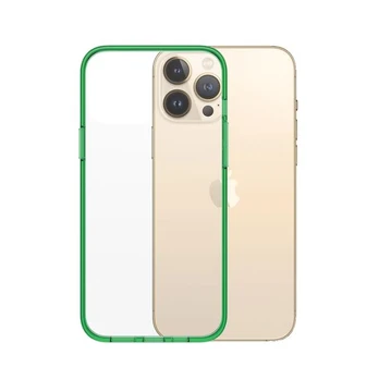 Telefono dėklas PanzerGlass ClearCase, Apple iPhone 13 Pro Max, skaidri/žalia