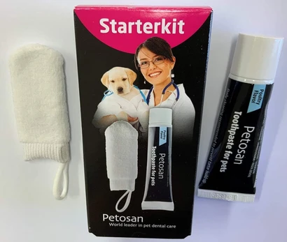 Dantų pasta šunims Petosan Starterkit PE1297, 20 ml, 2 vnt.