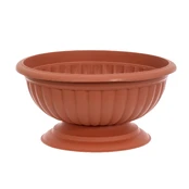 Vazonas Form Plastic Grace 1002, plastikinis, Ø 35.5 cm, rudas kaina