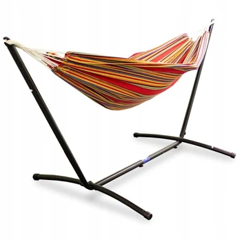 Hamakas B2M3156, raudonas/geltonas/oranžinis, 270 cm