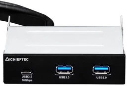 CHIEFTEC MUB-3003C, priekinis skydelis su 1x USB Type-C ir 2x USB Type-A