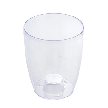 Vazonas Prosperplast Douw DUOW130P, plastikinis, Ø 13 cm, skaidrus