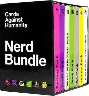 Kortos Spilbræt Cards Against Humanity Nerd Bundle, EN