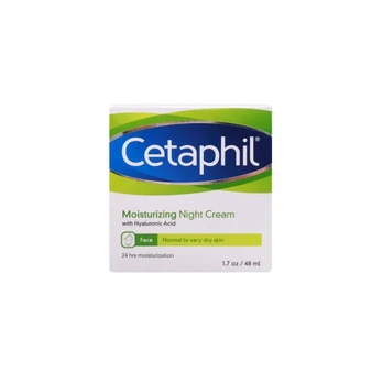 Naktinis veido kremas Cetaphil Moisturizing, 48 ml, moterims, -