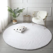 Kilimas Strado Rabbit, baltas, 100 cm x 100 cm kaina