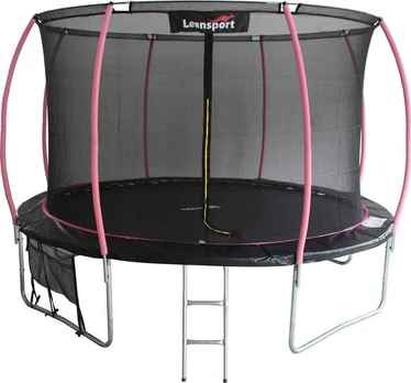 Batutas Lean Sport Max, 366 cm, su tinklu, su kopėčiomis