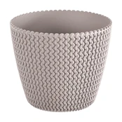 Vazonas Prosperplast 190/7529U, plastikinis, Ø 18.7 cm, rudas kaina
