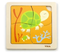 Dėlionė VIGA Handy Flat Puzzle kaina