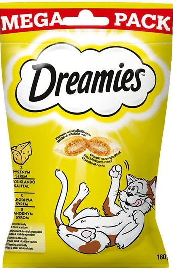 Skanėstas katėms Dreamies Snacks, sūris, 0.18 kg