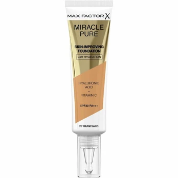 Max Factor - Moisturizing make-up Miracle Pure (Skin-Improving Foundation) 30 ml - 70 Warm Sand