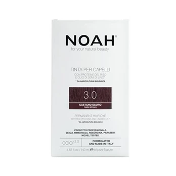 Plaukų dažai Noah Permanent, Dark Brown, 3.0, 0.140 l