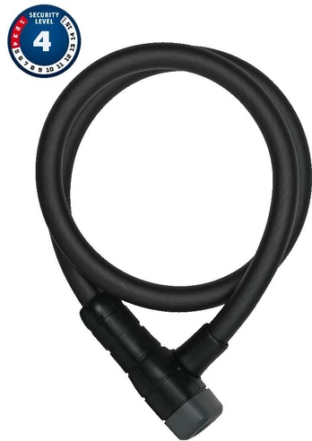 Dviračio spyna Abus 6412K, juoda, 850 mm