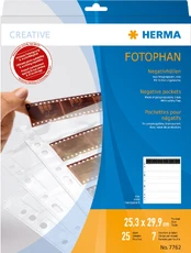 Herma negative sleeve 6 PP CL 25 sheets (7762) kaina