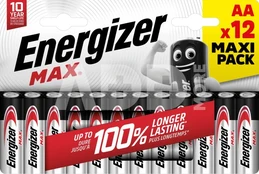 Elementai Energizer E301531400, AA, 1.5 V, 12 vnt. kaina