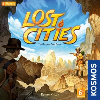 Stalo žaidimas Kosmos Lost Cities, EN